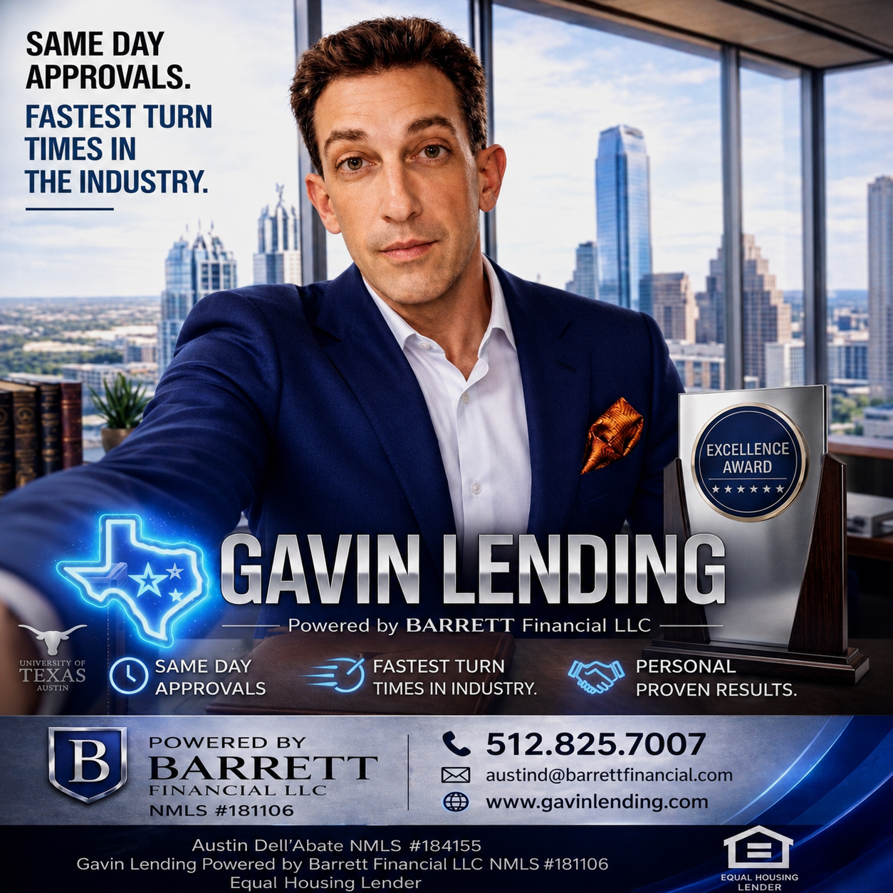 Austin Dell'Abate — Gavin Lending Mortgage Lender Austin TX